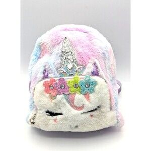 Miss Gwen’s OMG Accessories Cotton Candy Plush Princess Unicorn Mini Backback
